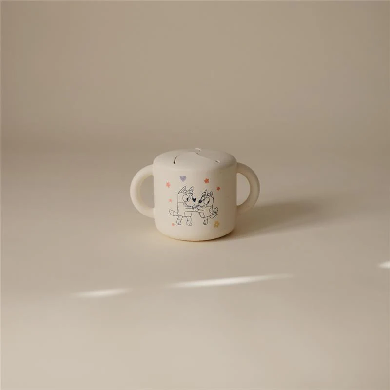 Mushie - Bluey X Mushie Snack Cup, Bluey Ivory - Image 2