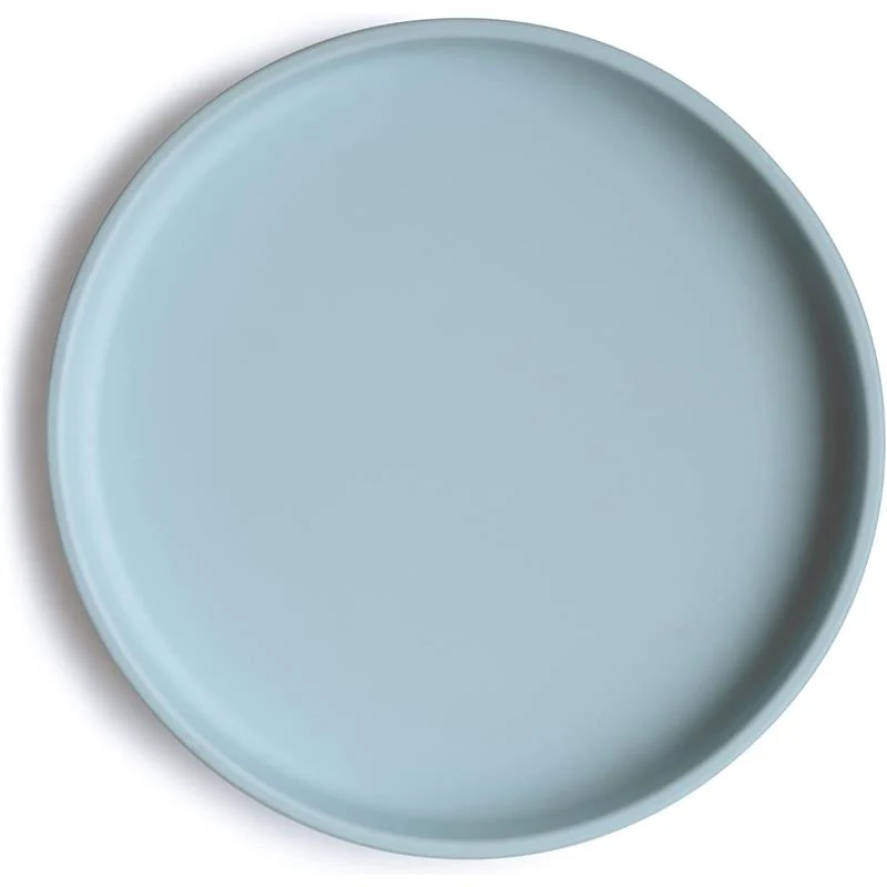 Mushie - Classic Silicone Suction Plate, Powder Blue