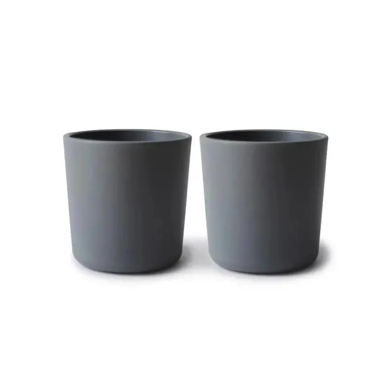 Mushie Dinnerware Cup - Set Of 2 (Smoke)
