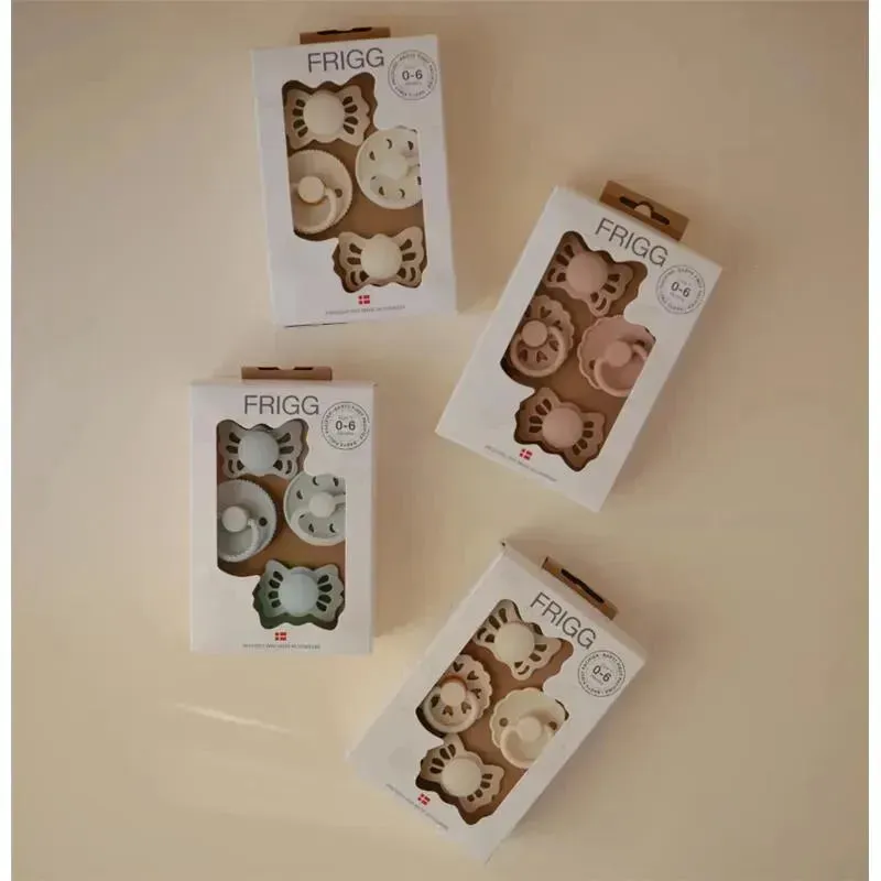 Mushie - Frigg Baby's First Pacifier Set, Cream - Image 4