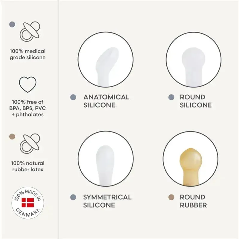 Mushie - Frigg Baby's First Pacifier Set, Cream - Image 7