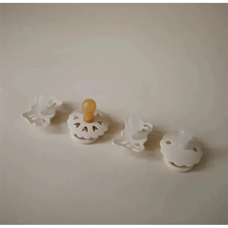 Mushie - Frigg Baby's First Pacifier Set, Cream - Image 3