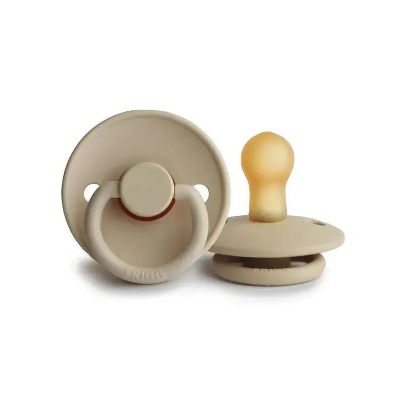 Mushie - Frigg Natural Rubber Pacifier, Sandstone