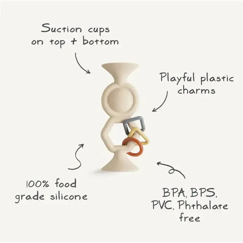Mushie - Hexapop Suction Toy, Blush - Image 7
