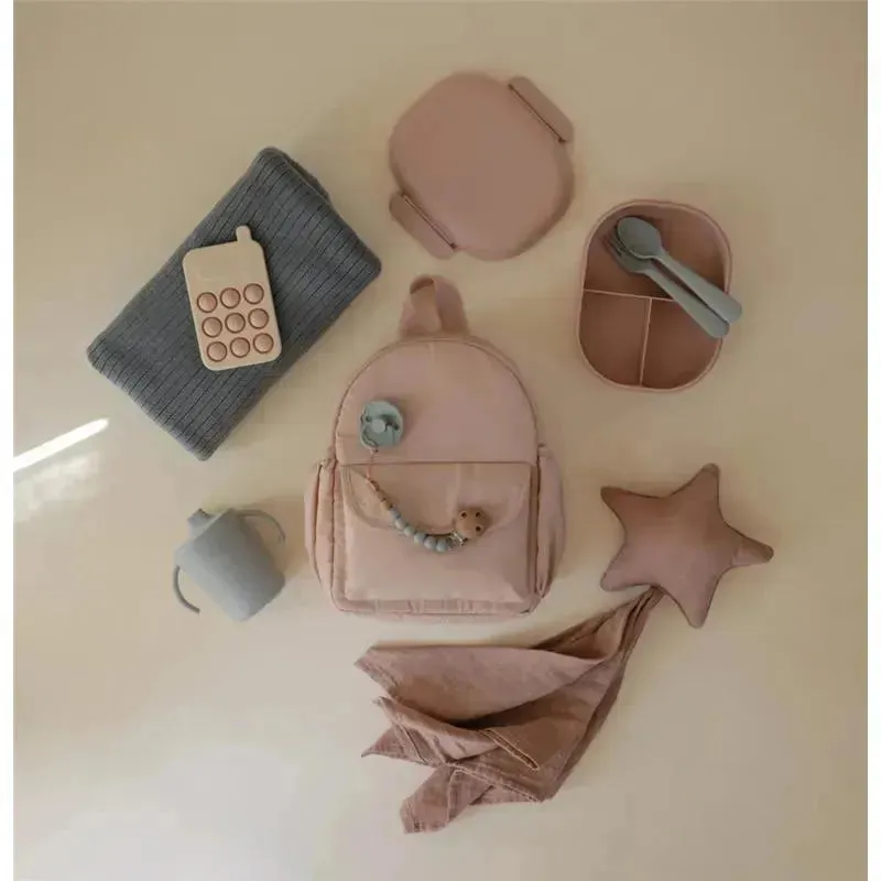 Mushie - Kids Mini Backpack, Blush - Image 4