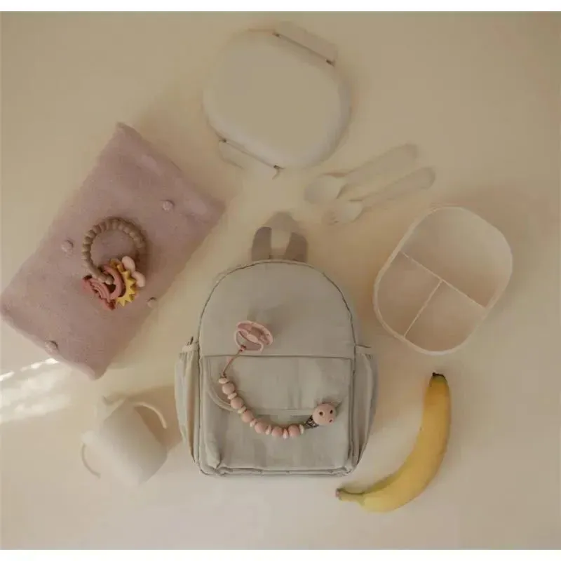 Mushie - Kids Mini Backpack, Fog - Image 6