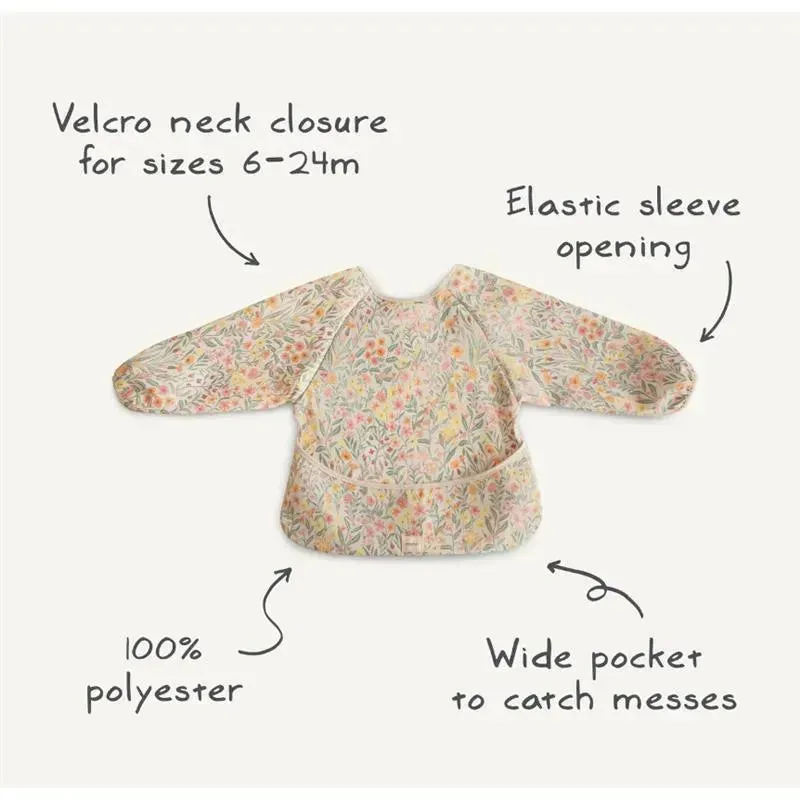 Mushie - Long Sleeve Bib, Roman Green - Image 5