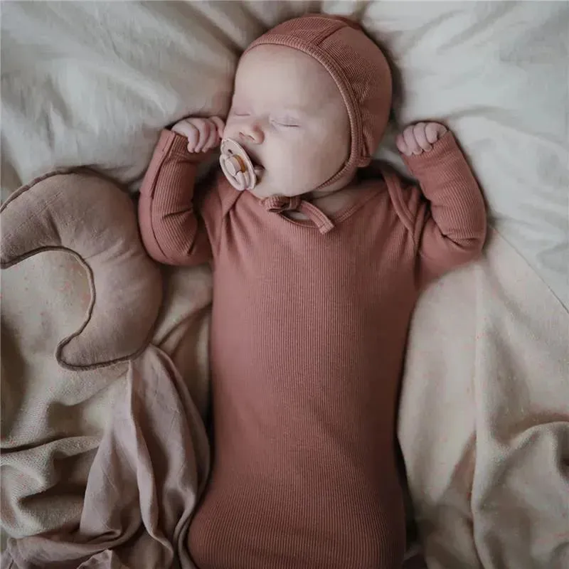 Mushie Lovely Blanket Moon Lovey - Blush Pink - Image 5