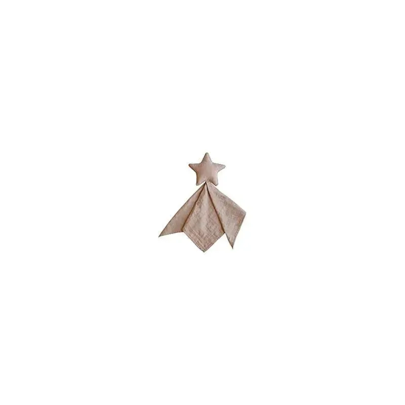 Mushie Lovely Blanket Star Lovey - Natural