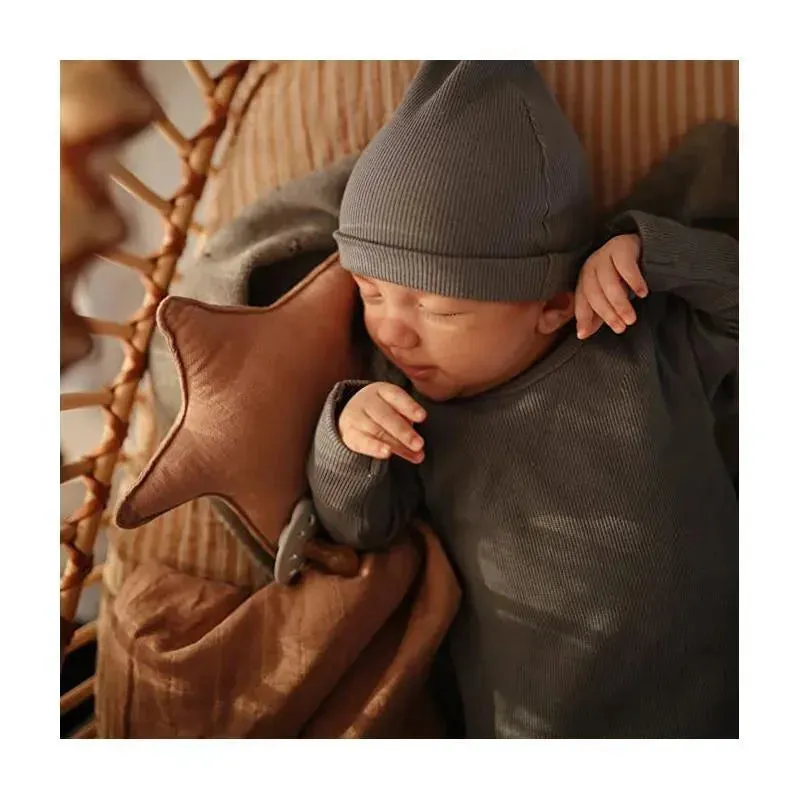 Mushie Lovely Blanket Star Lovey - Natural - Image 6