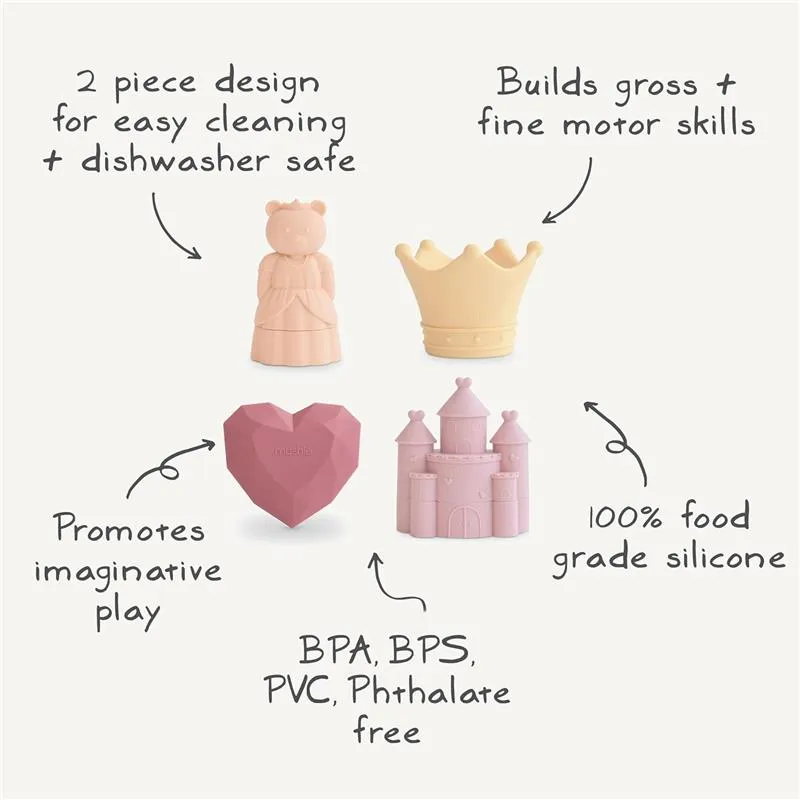 Mushie - Princess Mold Free Bath Play Set - Image 3
