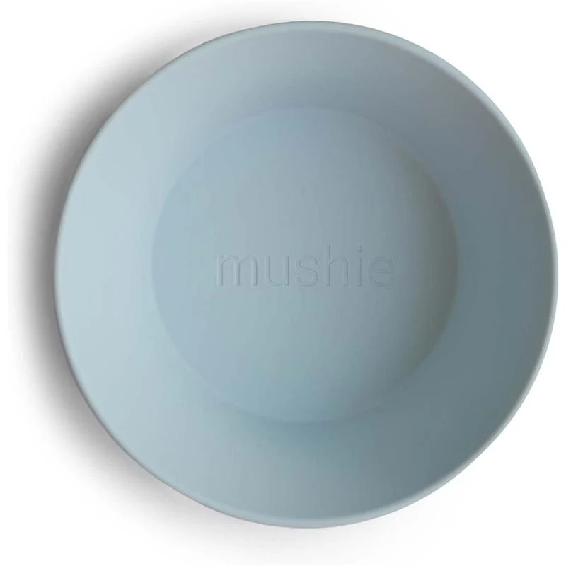 Mushie - Round Bowl Dinnerware Set, Powder Blue - Image 2