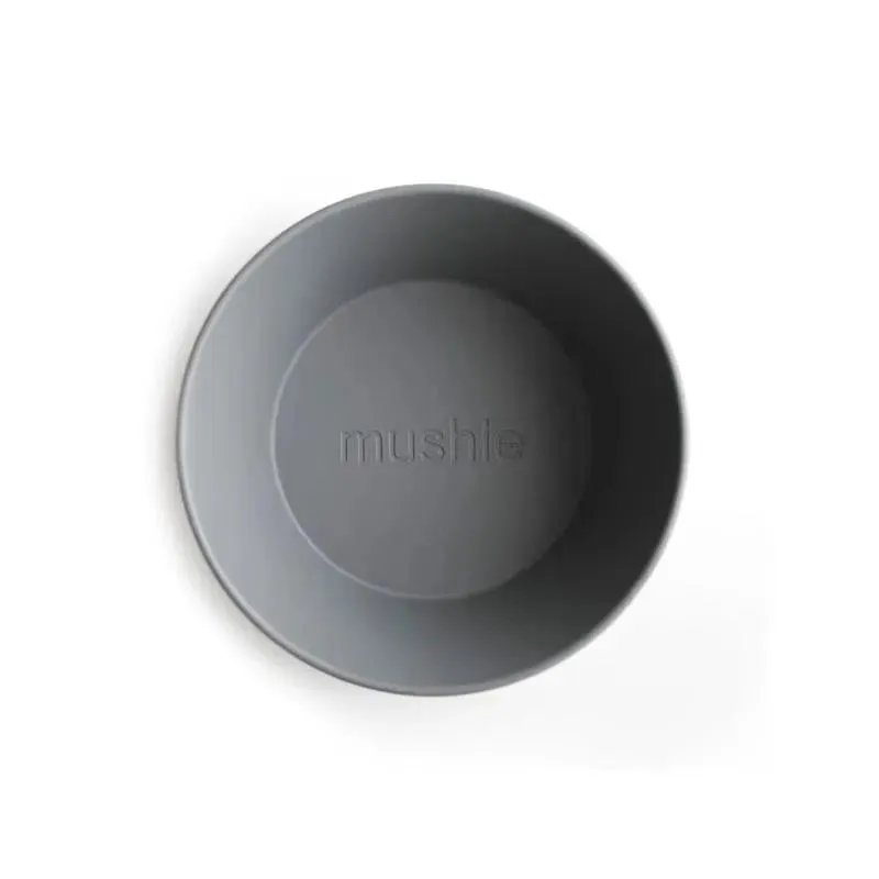 Mushie - Round Dinnerware Bowl Set Of 2 (Smoke) - Image 2