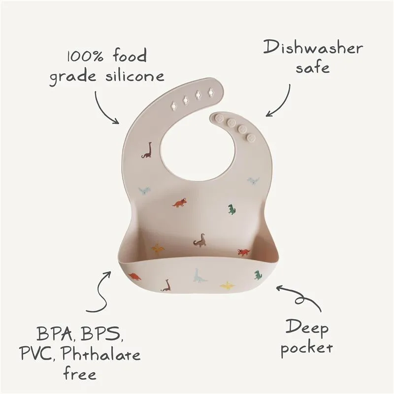 Mushie - Silicone Baby Bib, Boats - Image 6