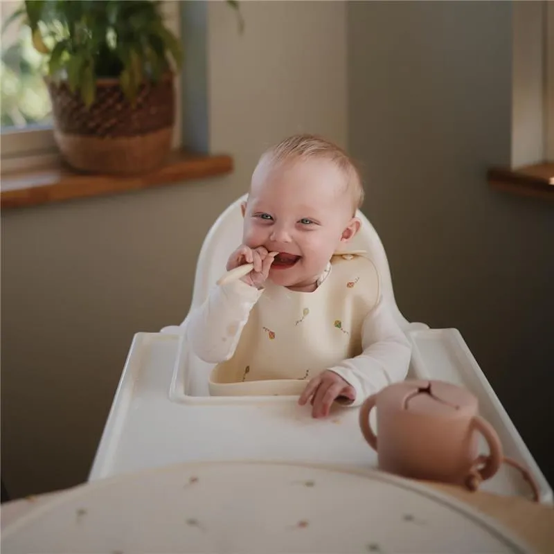 Mushie - Silicone Baby Bib, Kites - Image 5
