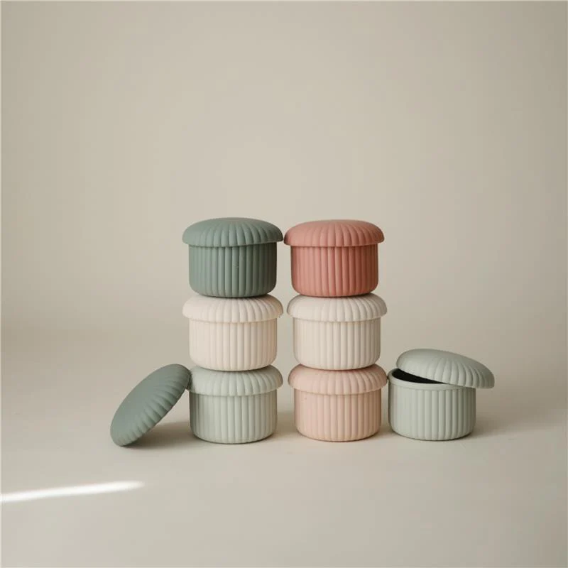 Mushie - Silicone Baby Food Containers Green Combo - Image 3