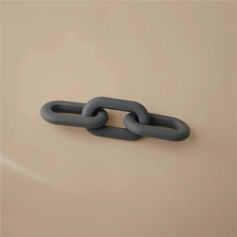 Mushie - Silicone Baby Links Teether Toy, Tradewinds - Image 2