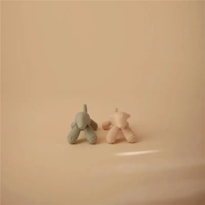 Mushie - Silicone Baby Teether Toy Dog - Image 2