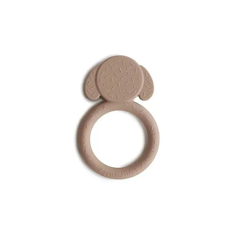 Mushie Silicone Baby Teether Toy Dog - Image 2