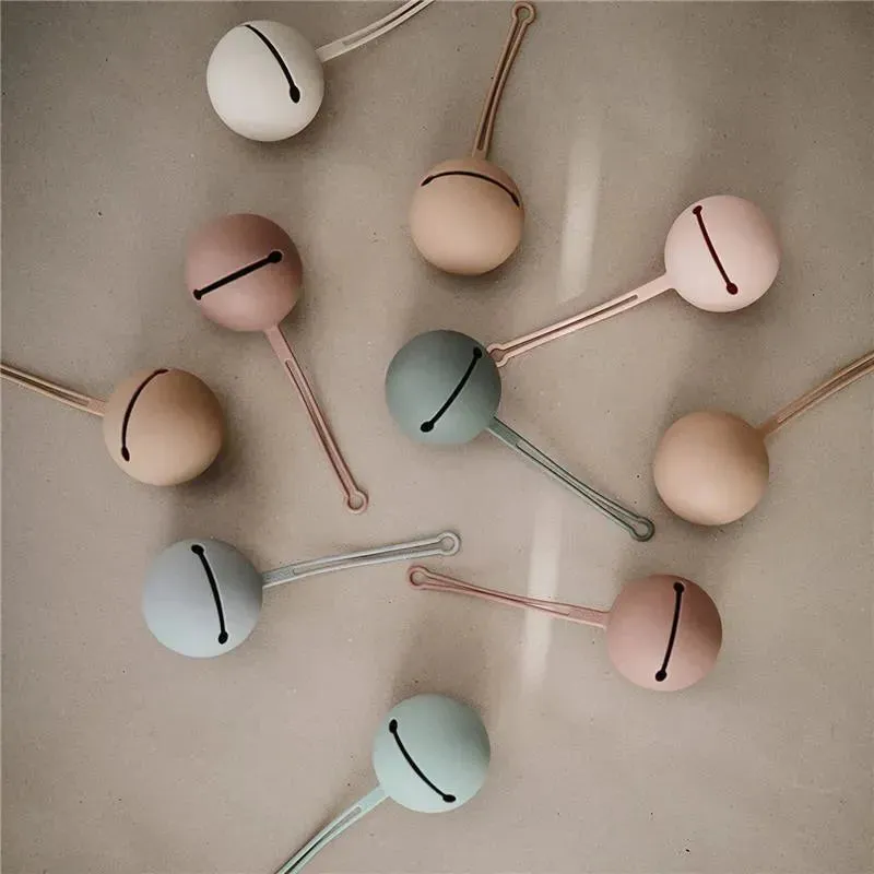 Mushie - Silicone Pacifier Holder Case, Dried Thyme - Image 3