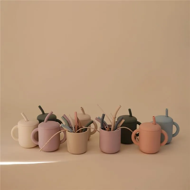 Mushie - Silicone Replacement Straws, Petal - Image 2