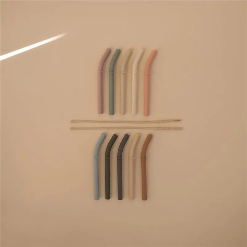 Mushie - Silicone Replacement Straws, Petal - Image 3