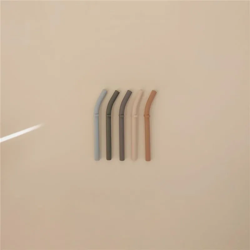 Mushie - Silicone Replacement Straws, Petal - Image 4