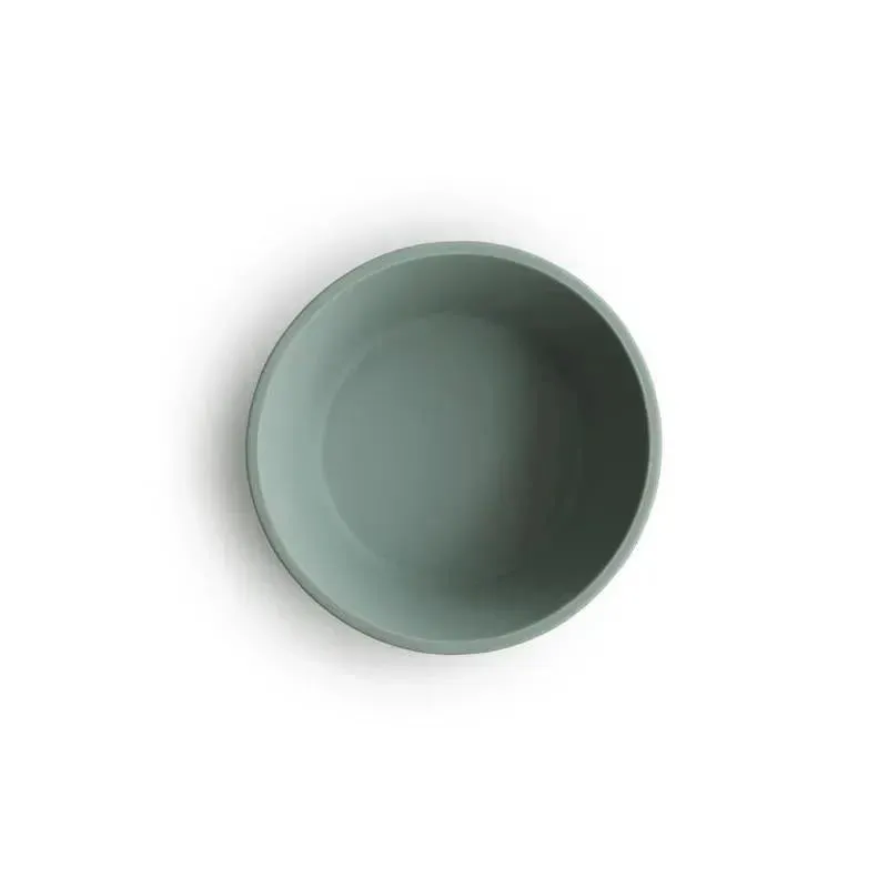 Mushie - Silicone Suction Bowl Baby - Cambridge Blue - Image 2