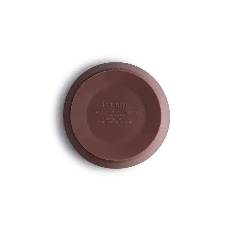 Mushie - Silicone Suction Bowl Baby - Cloudy Mauve - Image 4