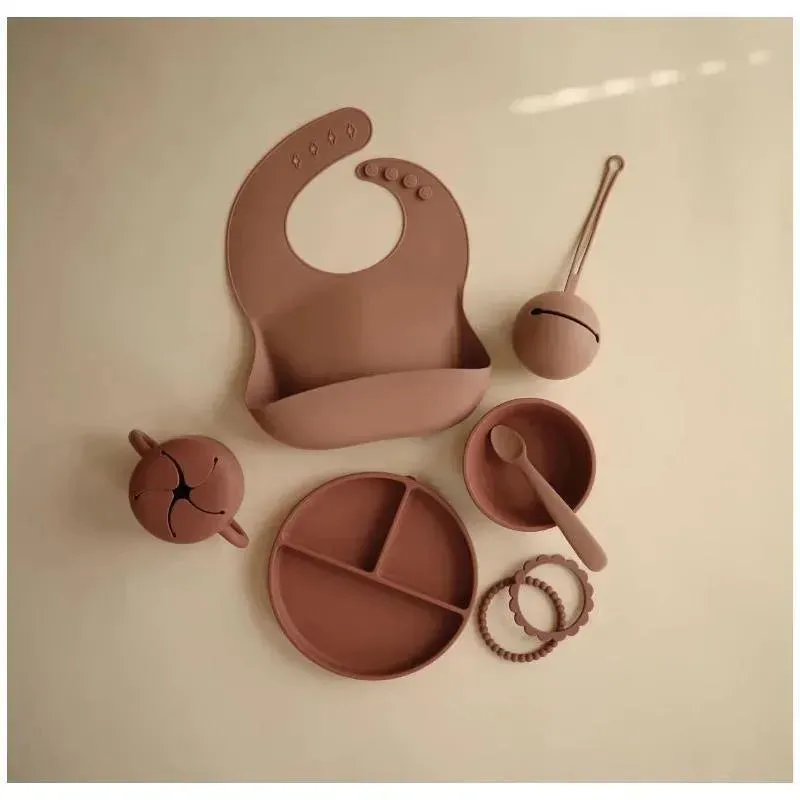 Mushie - Silicone Suction Bowl, Woodchuck - Image 3