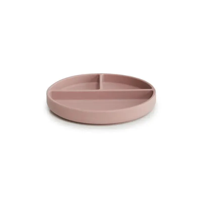Mushie - Silicone Suction Plate Baby - Blush - Image 3