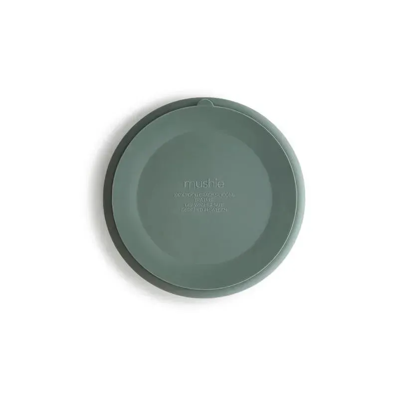Mushie - Silicone Suction Plate Baby - Cambridge Blue - Image 2
