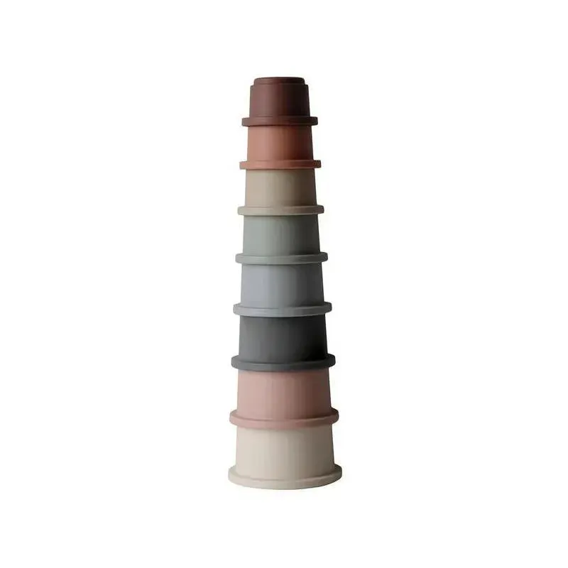 Mushie - Stacking Cups baby Toy | Made In Denmark (Original)