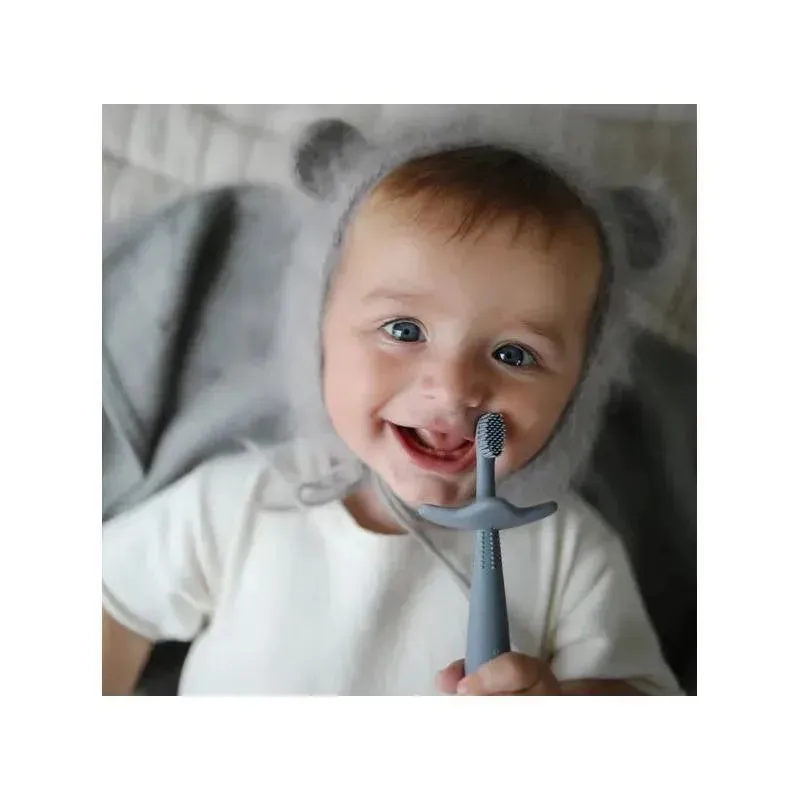 Mushie Star Training Toothbrush - Tradewinds - Image 2