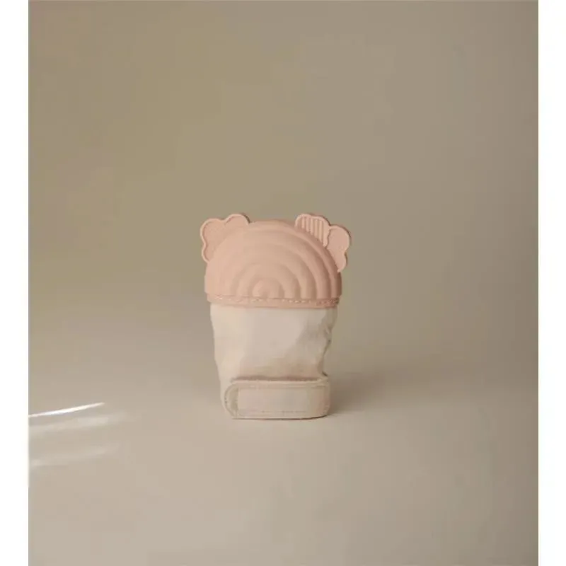 Mushie - Teething Mitten, Rainbow - Image 2