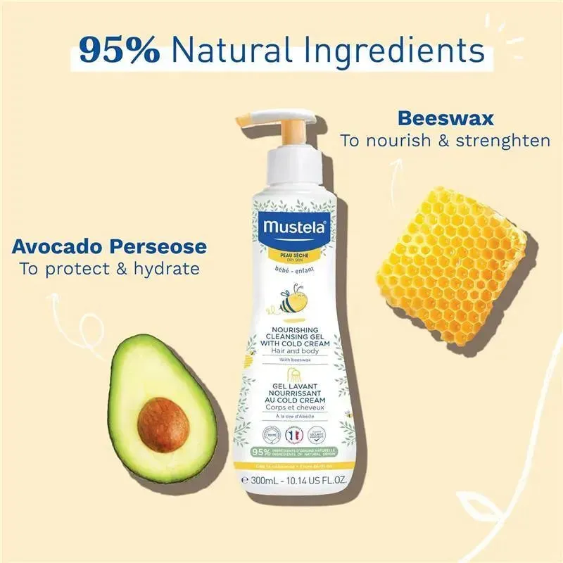 Mustela - Baby Nourishing Cleansing Gel 300ml - Image 2