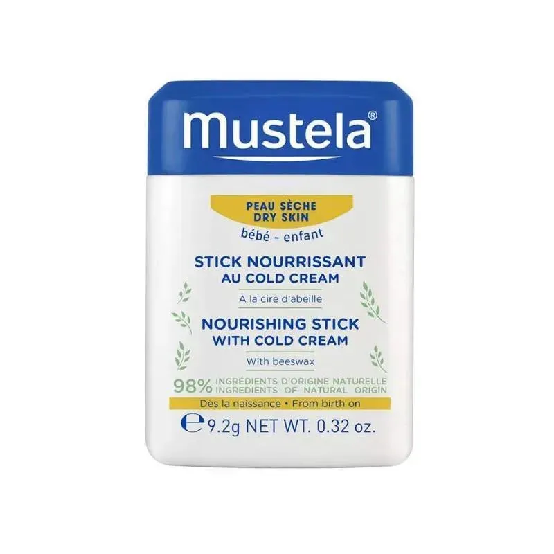 Mustela - Baby Nourishing Stick, Lip & Face Moisturizer for Dry Skin