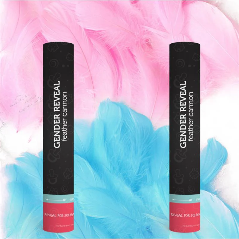 My Baby's Heartbeat - Gender Reveal Feather Cannons
