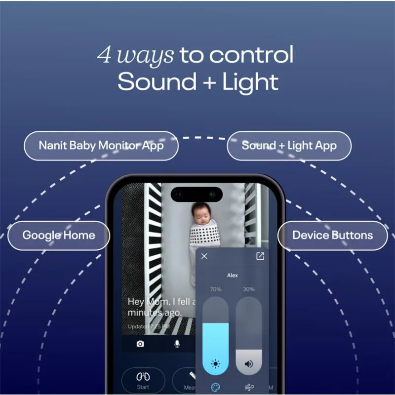 Nanit - Sound and Light Smart Baby Night Light and Sound Machine - Image 4