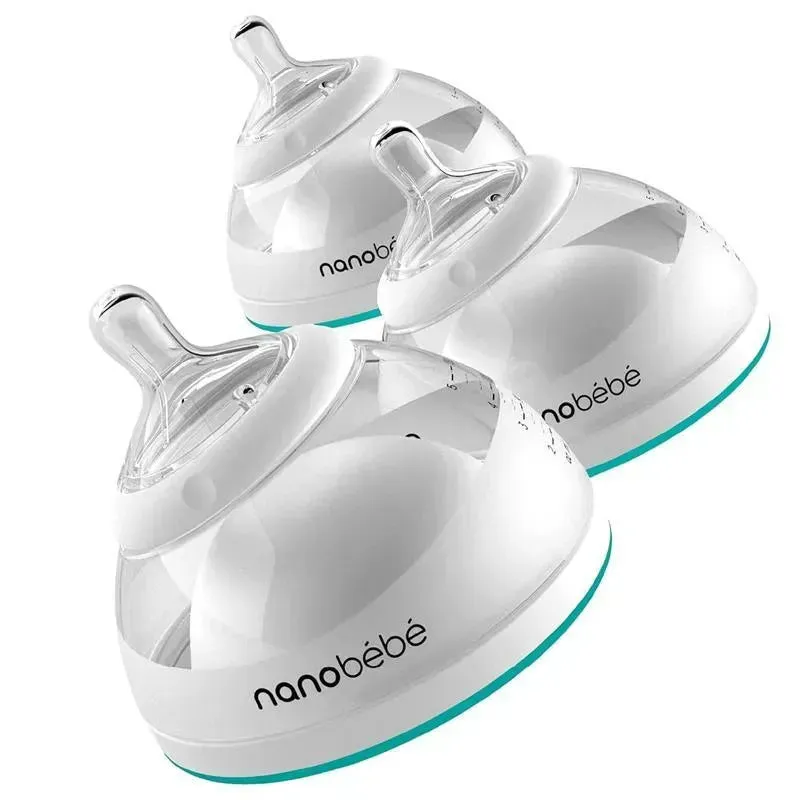 Nanobebe - Breastmilk Bottle 3Pk, Teal