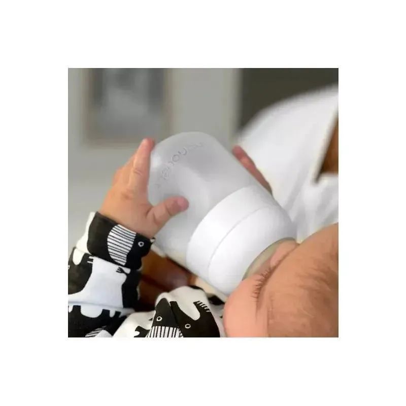 Nanobebe - 3Pk White Flexy Silicone Baby Bottle, 9Oz - Image 3