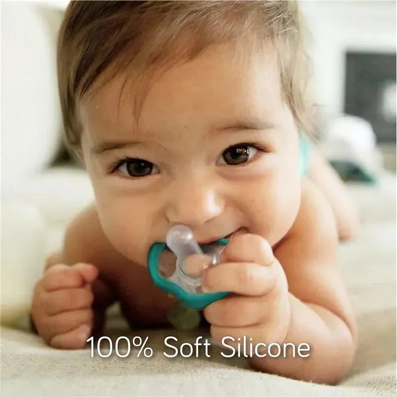 Nanobebe - 4Pk Black & Gray Flexy Active Baby Pacifiers 4/36M - Image 4