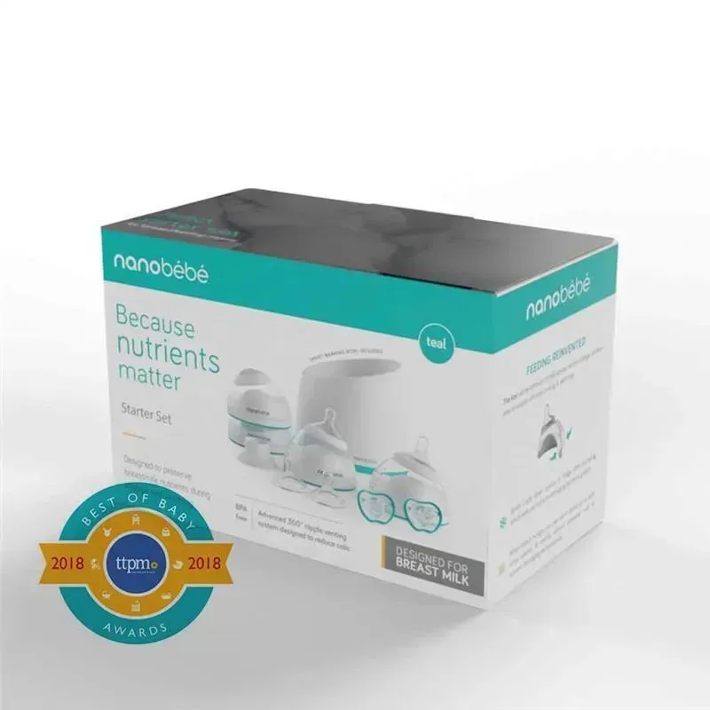Nanobebe - Baby Bottles Breastmilk Starter Set - Image 8
