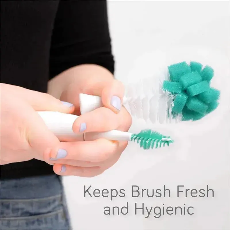 Nanobebe - Replacement Brush Heads Multi-Pack, Teal - Image 4