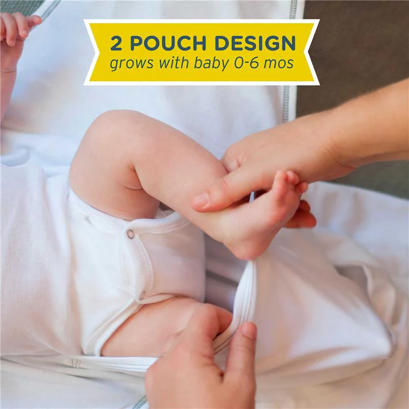 Nested Bean Zen Swaddle Classic, Stardust Blue - Image 3