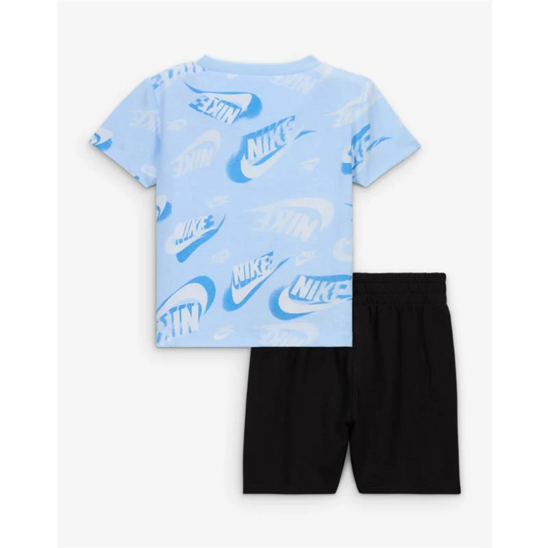 Nike Baby - Boy On The Move Printed Tee And French Terry Shorts Set - Image 2