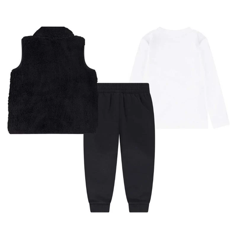 Nike Baby - Club Long Sleeve T-Shirt, Vest and Jogger Set - Image 2