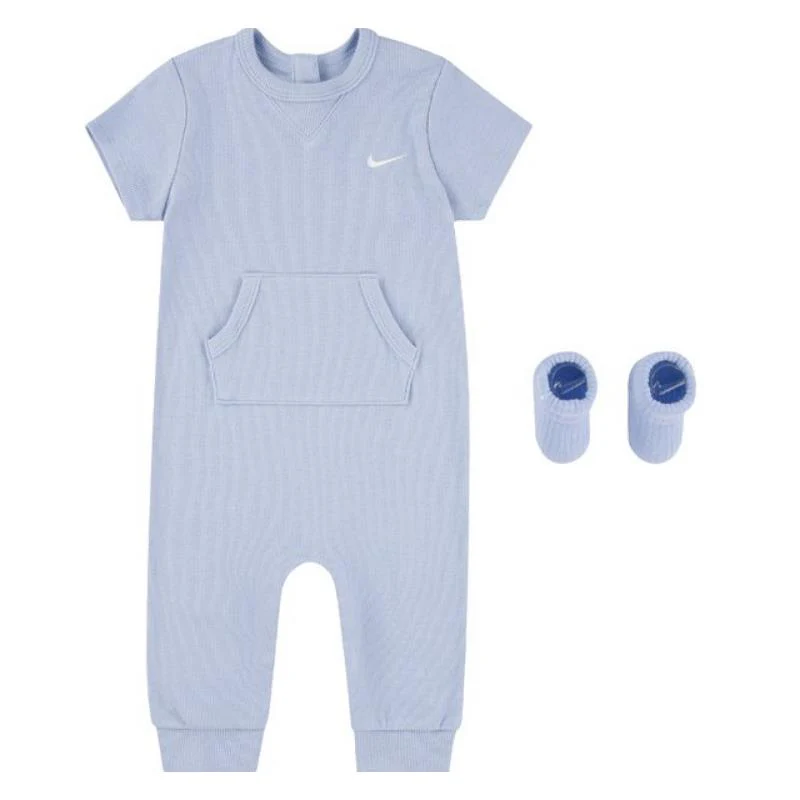 Nike Baby Romper With Booties Cobalt Bliss - Image 2