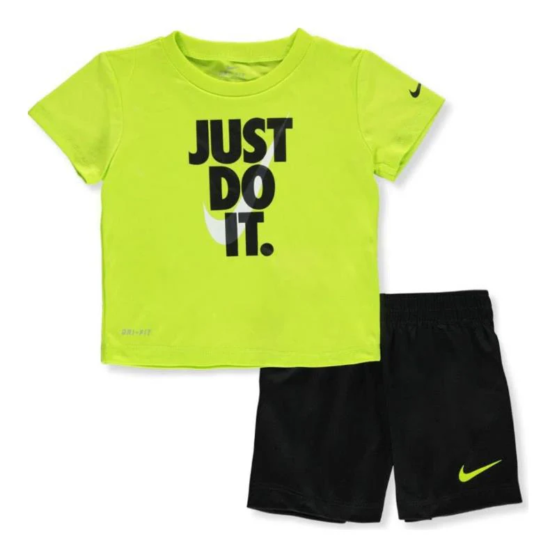 Nike Baby Set Shorts + T-Shirt Olive