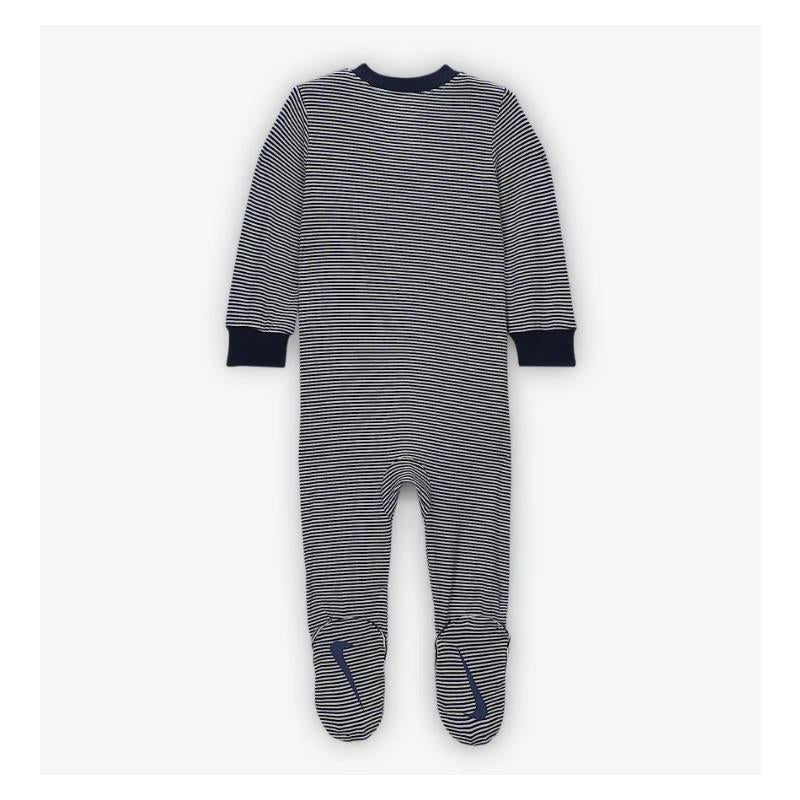 Nike Baby - Striped Footed Coverall - Image 2